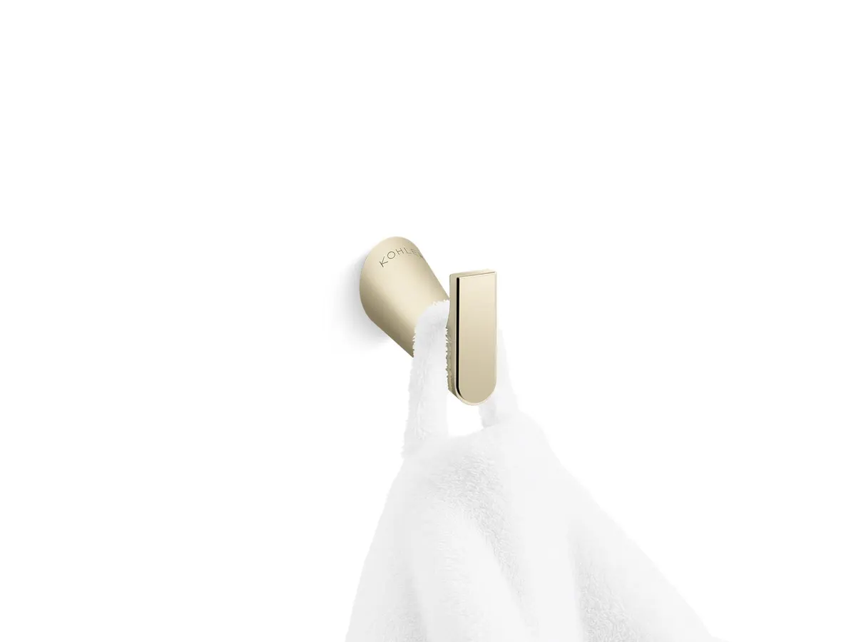 Kohler Accent Robe Hook 25349IN-AF 25349IN-AF French Gold - image 2
