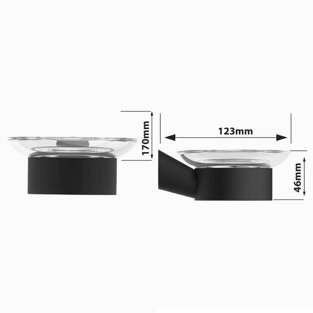 Kohler soap dish holder Accent series 25429IN-BL 25429IN-BL Matte Black - image 5
