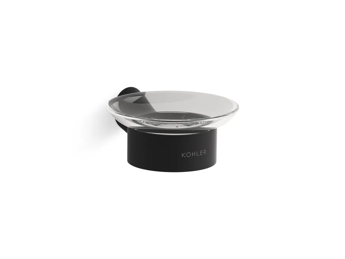 Kohler Accent Soap Dish Holder 25429IN-BL 25429IN-BL Matte Black - image 1