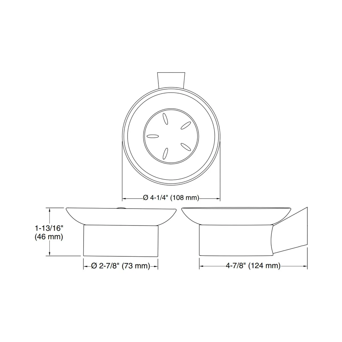 Kohler soap dish holder Accent series 25429IN-BRD 25429IN-BRD Brushed Rose Gold - image 2