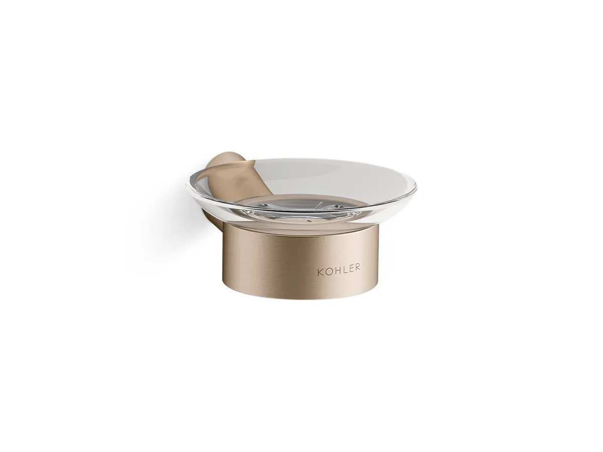 Kohler Accent Soap Dish Holder 25429IN-BV 25429IN-BV Brushed Bronze - image 1