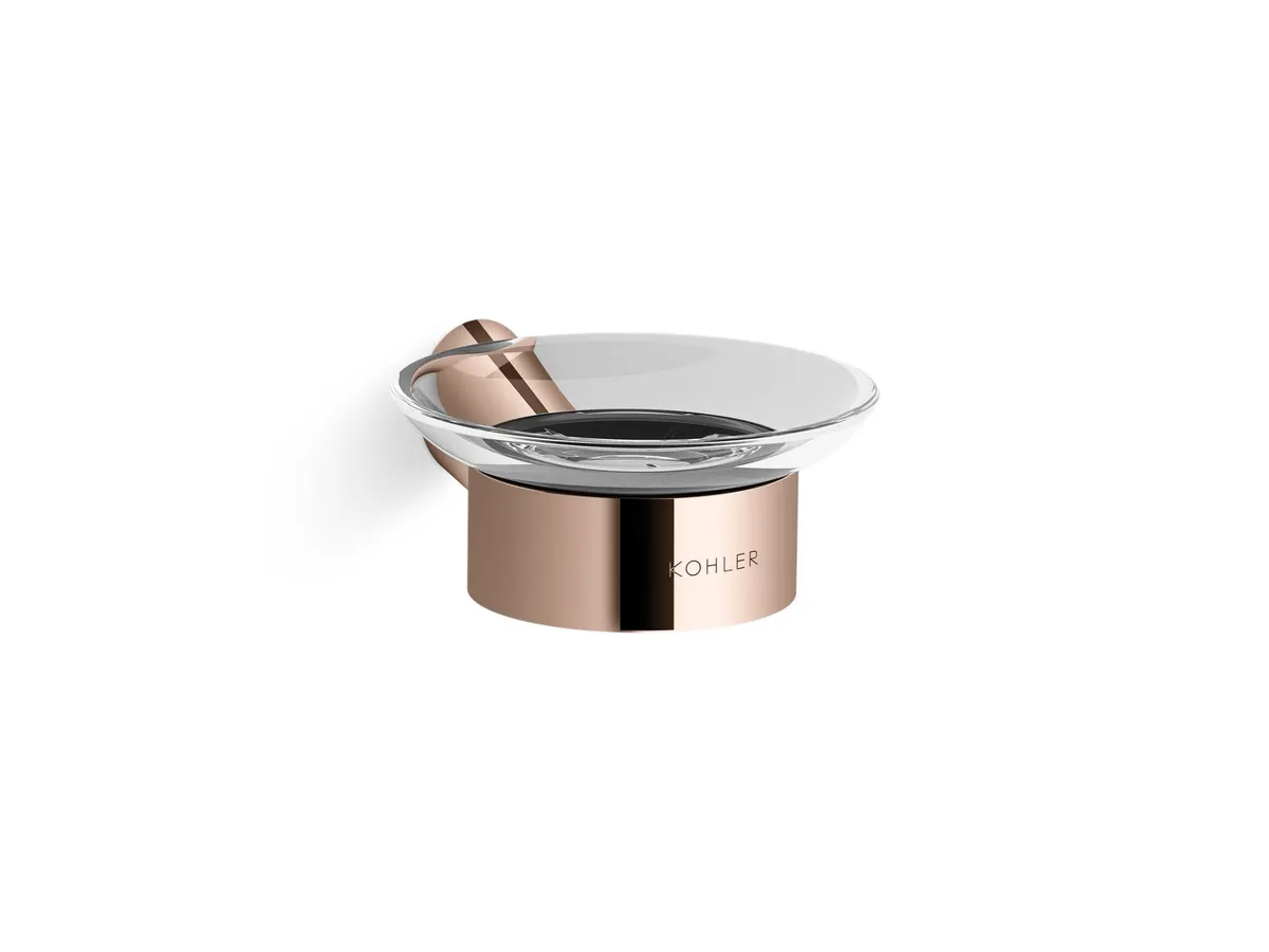 Kohler Accent Soap Dish Holder 25429IN-RGD 25429IN-RGD Rose Gold - image 1