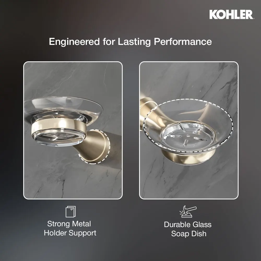 Kohler Complementary Soap Dish Holder 5634IN-AF 5634IN-AF French Gold - image 5