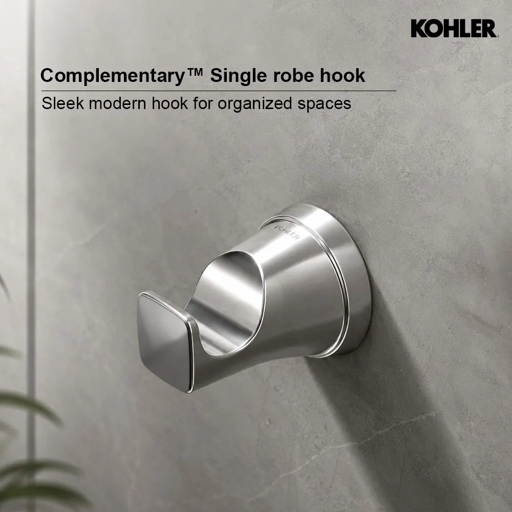Kohler Complementary Robe Hook 5635IN-CP 5635IN-CP Chrome - image 6