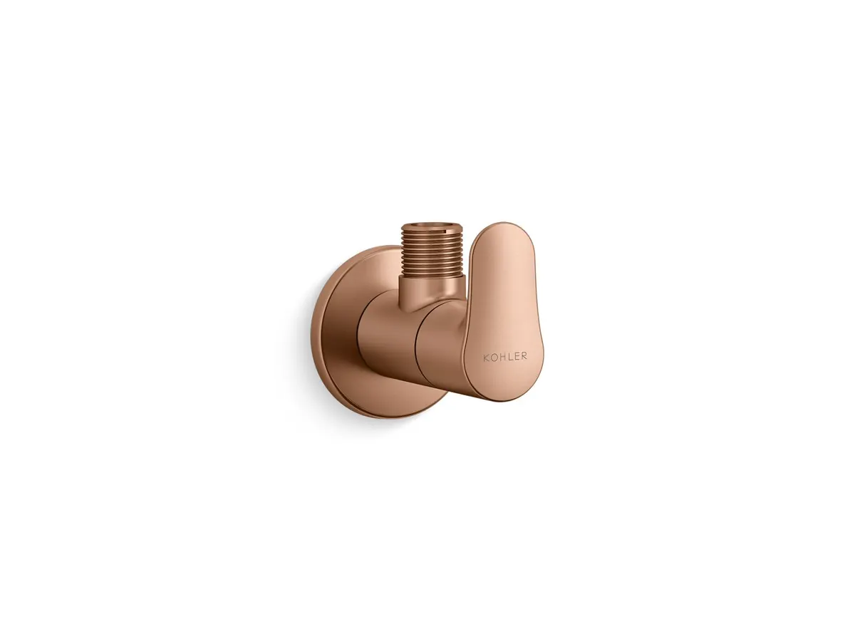 Kohler July Angle Valve for Basin Area 16086IN-4-BRD 16086IN-4-BRD Brushed Rose Gold - image 1