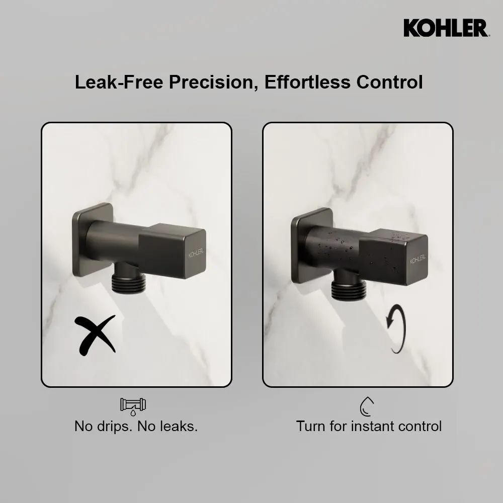 Kohler Complementary Angle Valve for Basin Area 80158IN-9-BL 80158IN-9-BL Matte Black - image 3