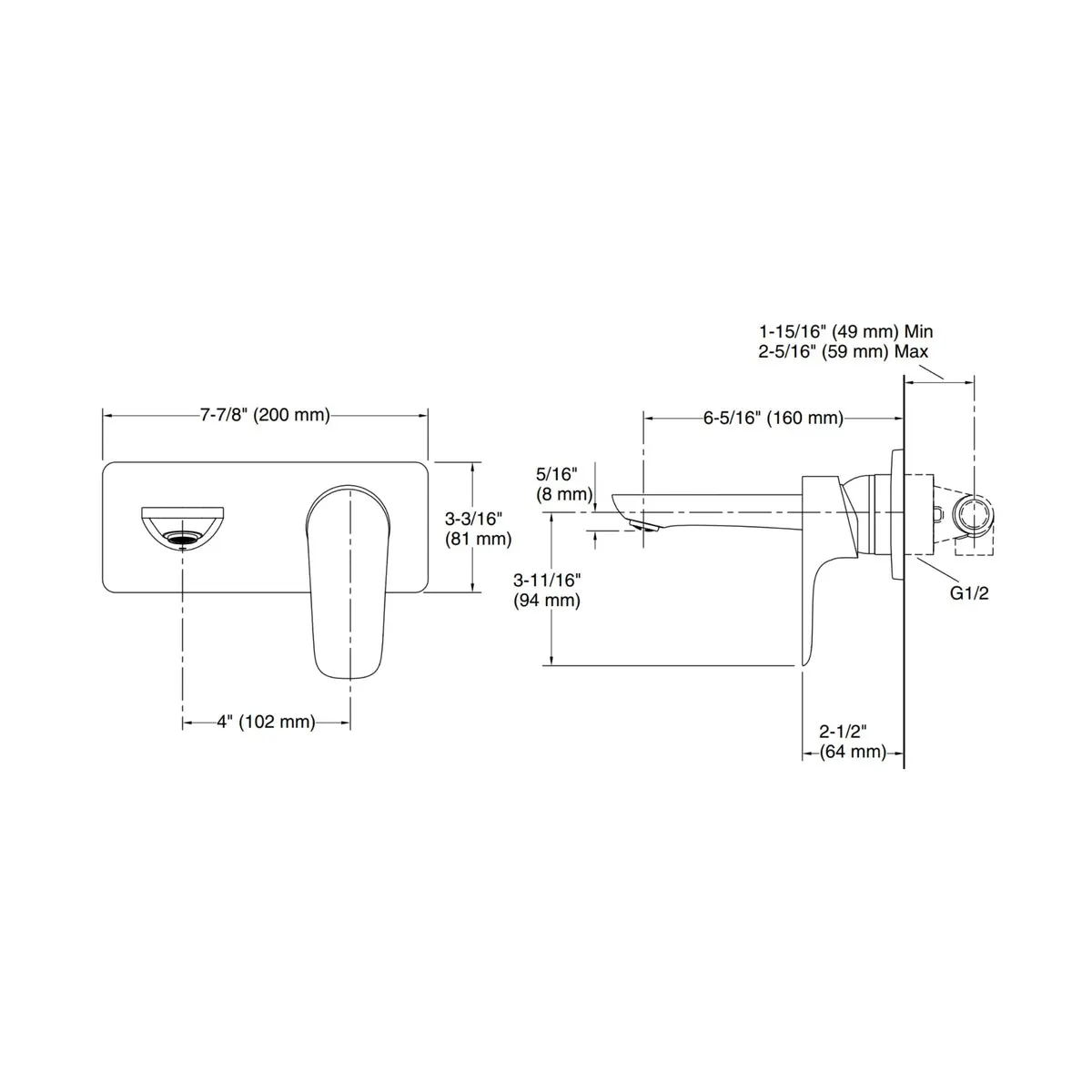 Kohler wall mounted basin mixer aleo K-21969IN-4ND-BV 21969IN-4ND-BV Brushed Bronze - image 8
