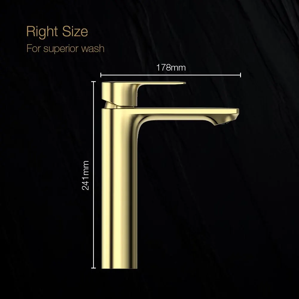 Kohler Hone Tall Boy Deck Mount Basin Mixer K-22535IN-4AND-AF 22535IN-4AND-AF French Gold - image 3