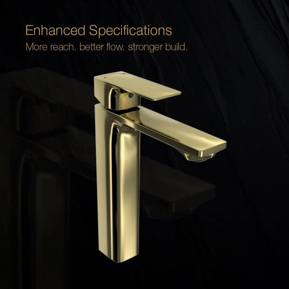 Kohler Hone Tall Boy Deck Mount Basin Mixer K-22535IN-4AND-AF 22535IN-4AND-AF French Gold - image 4