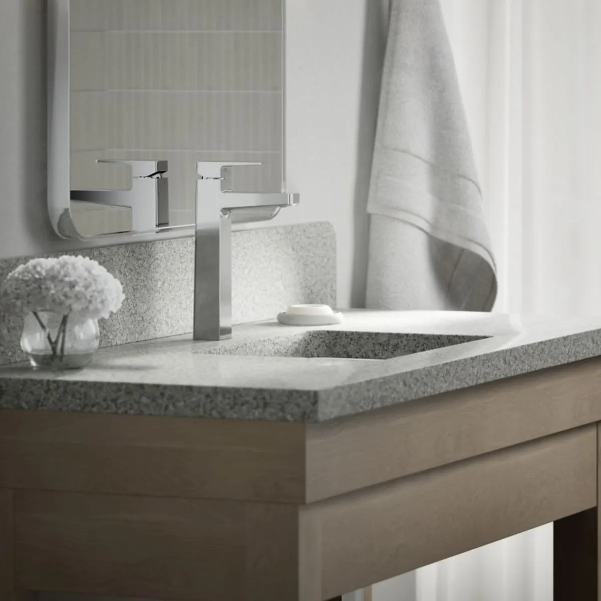 Kohler table mounted tall boy basin mixer hone K-22535IN-4AND-CP 22535IN-4AND-CP Chrome - image 6