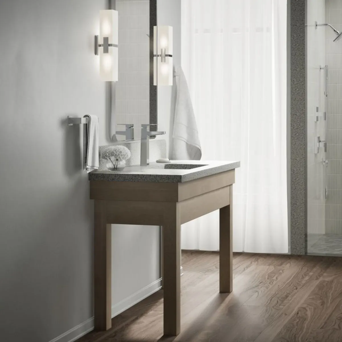 Kohler table mounted tall boy basin mixer hone K-22535IN-4AND-CP 22535IN-4AND-CP Chrome - image 7