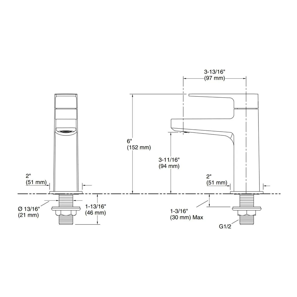 Kohler table mounted regular basin tap hone K-22538IN-4A-CP 22538IN-4A-CP Chrome - image 7