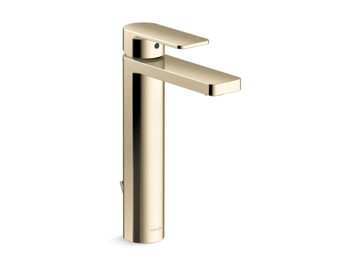 Kohler Parallel Tall Boy Deck Mount Basin Mixer K-23475IN-4ND-AF 23475IN-4ND-AF French Gold - image 1