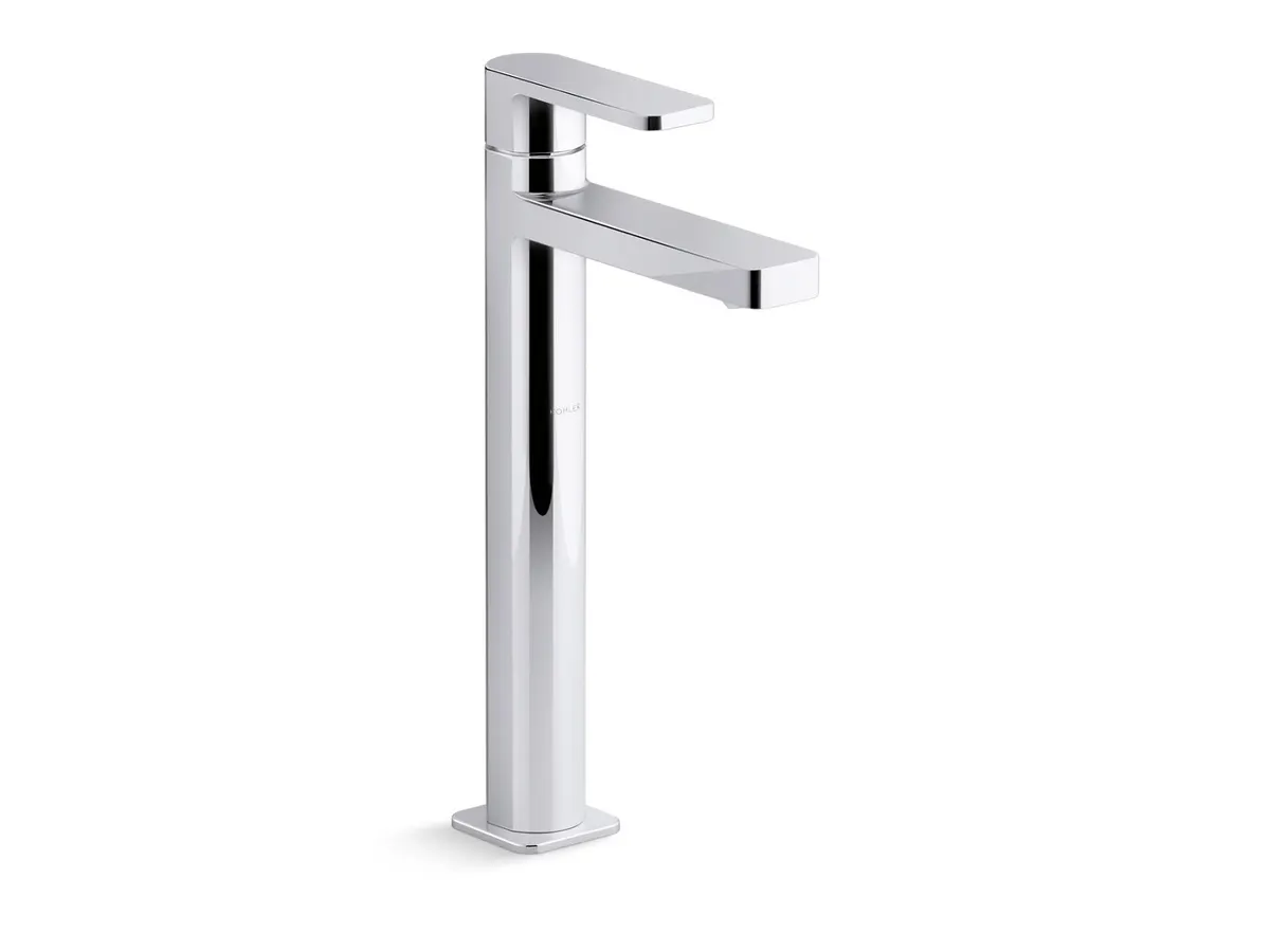 Kohler Parallel Tall Boy Deck Mount Basin Tap K-23483IN-4-CP 23483IN-4-CP Chrome - image 1
