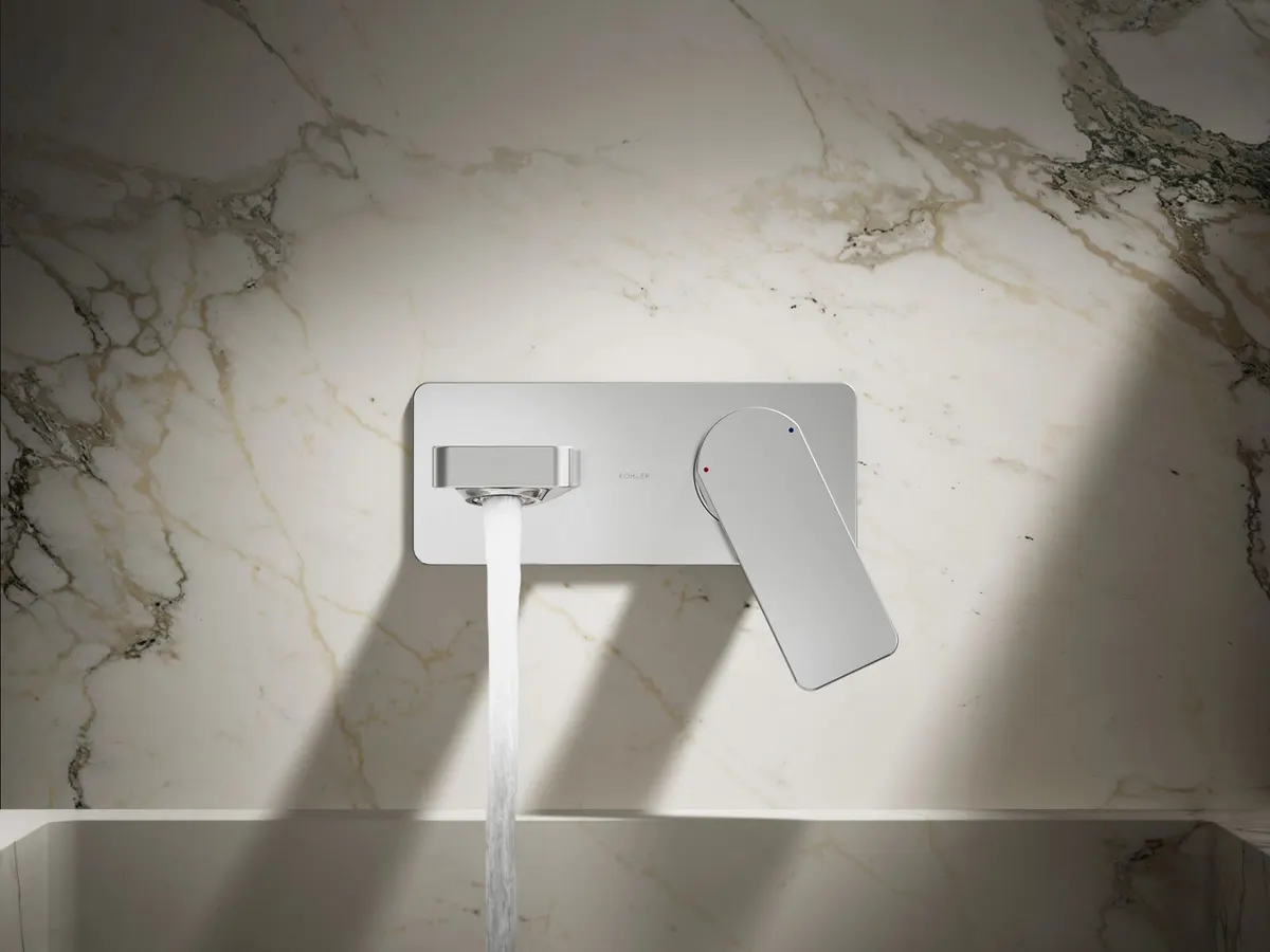 Kohler Parallel Wall Mount Basin Mixer K-23486IN-4ND-CP 23486IN-4ND-CP Chrome - image 6