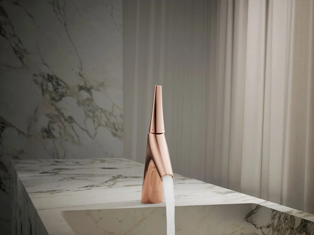 Kohler Vive Deck Mount Basin Mixer K-23966IN-4ND-RGD 23966IN-4ND-RGD Rose Gold - image 2