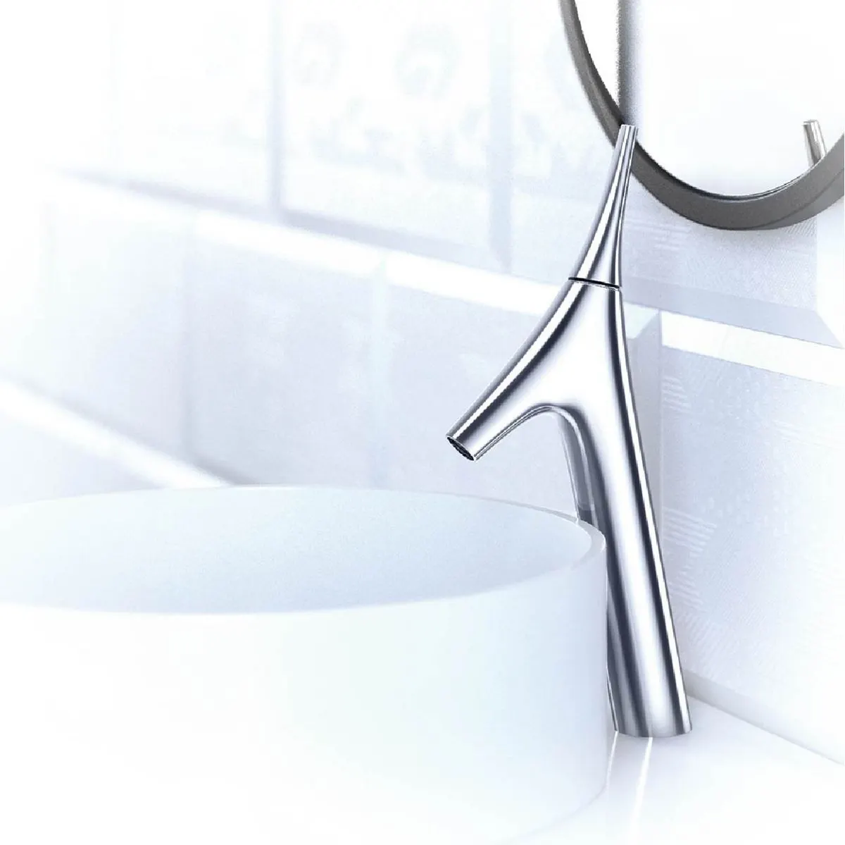 Kohler Vive Tall Boy Deck Mount Basin Mixer K-23967IN-4ND-CP 23967IN-4ND-CP Chrome - image 1