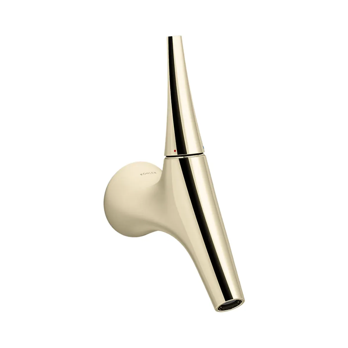 Kohler wall mounted basin mixer vive K-23975IN-4ND-AF 23975IN-4ND-AF French Gold - image 1