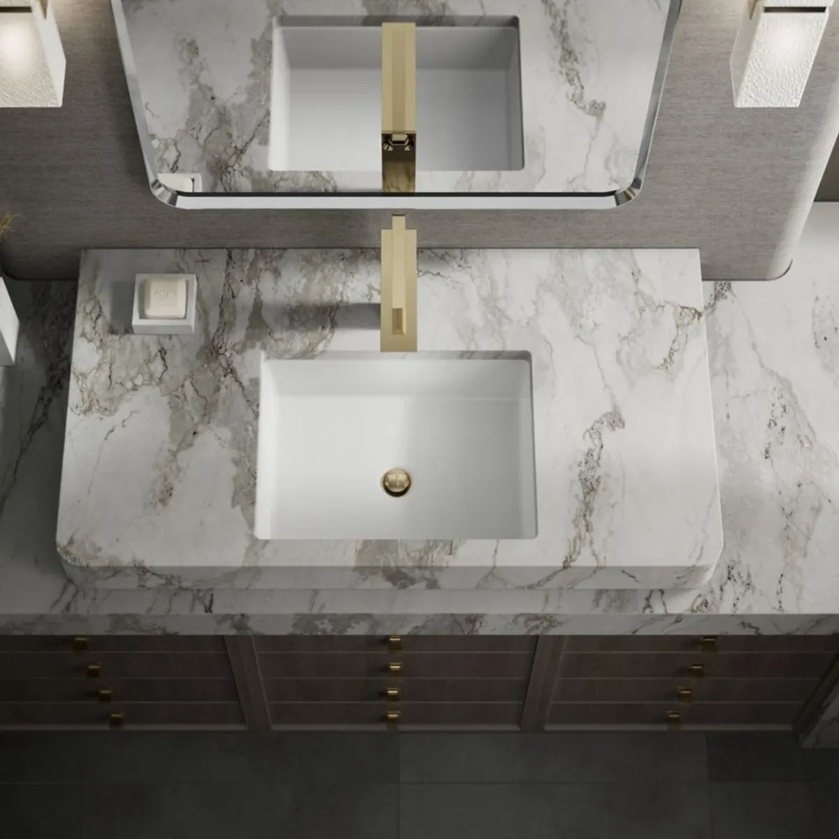 Kohler table mounted tall boy basin mixer modernlife edge K-25758IN-4ND-AF 25758IN-4ND-AF French Gold - image 6