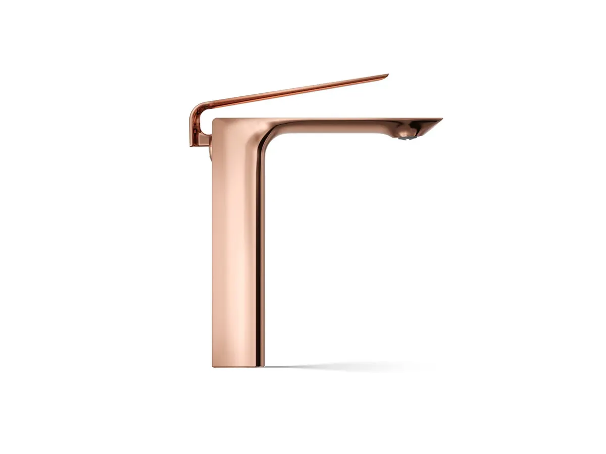 Kohler ModernLife Edge Tall Boy Deck Mount Basin Mixer K-25758IN-4ND-RGD 25758IN-4ND-RGD Rose Gold - image 3