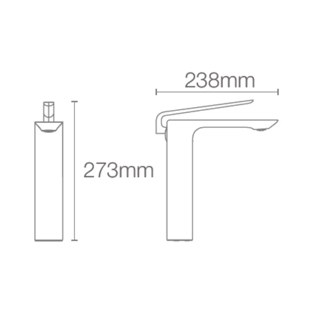Kohler table mounted tall boy basin mixer modernlife edge K-25758IN-4ND-RGD 25758IN-4ND-RGD Rose Gold - image 2