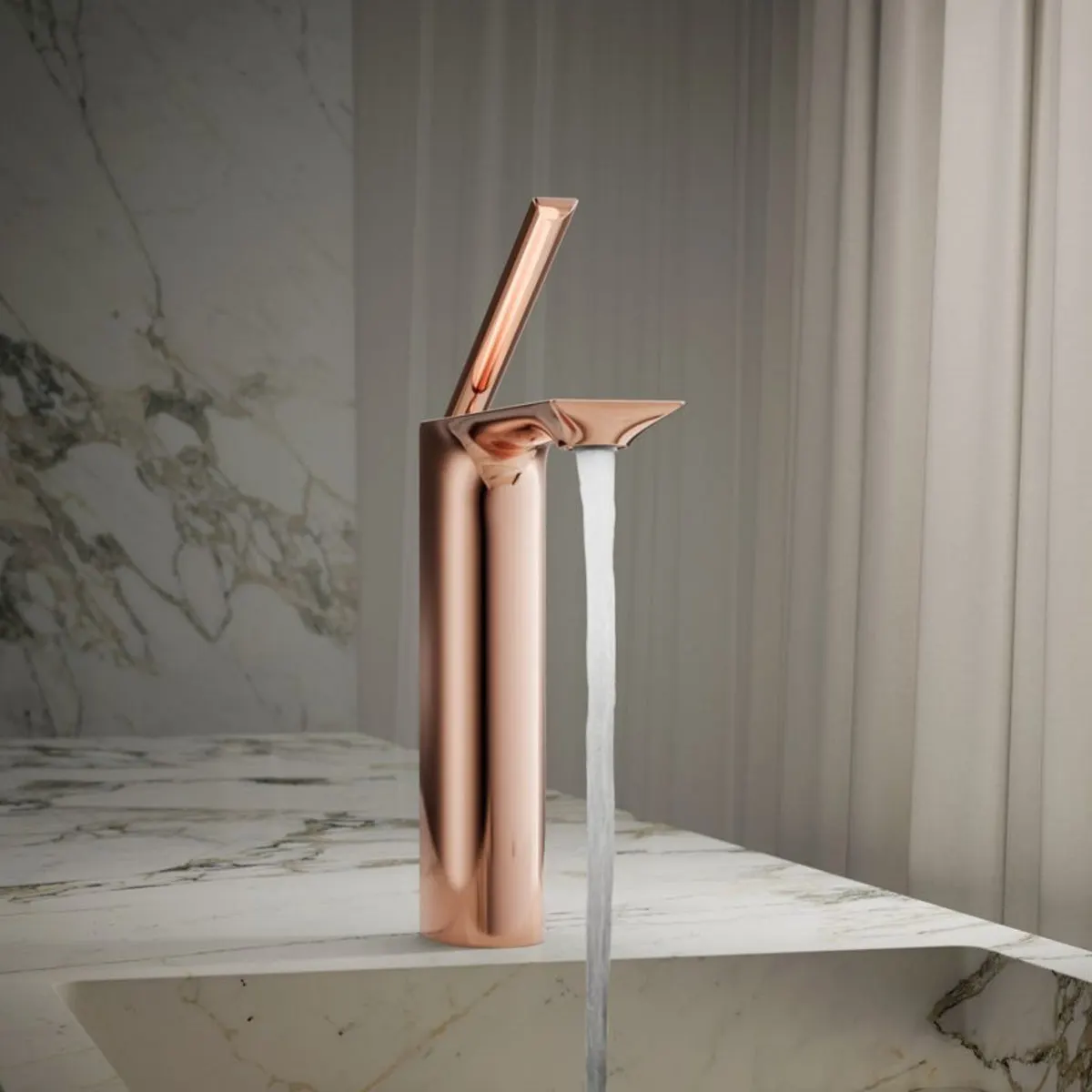 Kohler table mounted tall boy basin mixer modernlife edge deco K-25758IN-ECH-RGD 25758IN-ECH-RGD Rose Gold - image 9