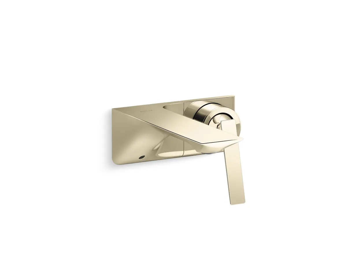 Kohler ModernLife Edge Wall Mount Basin Mixer K-25759IN-4ND-AF 25759IN-4ND-AF French Gold - image 1