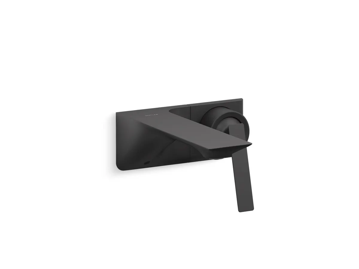 Kohler ModernLife Edge Wall Mount Basin Mixer K-25759IN-4ND-BL 25759IN-4ND-BL Matte Black - image 1