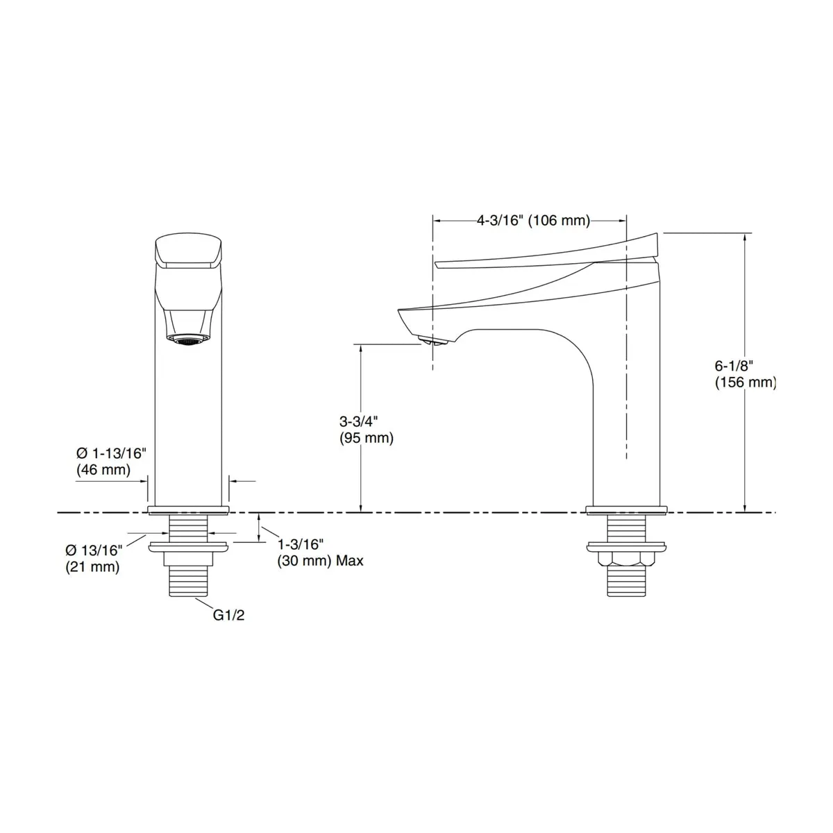 Kohler table mounted regular basin tap fore Arc K-27486IN-4-CP 27486IN-4-CP Chrome - image 2
