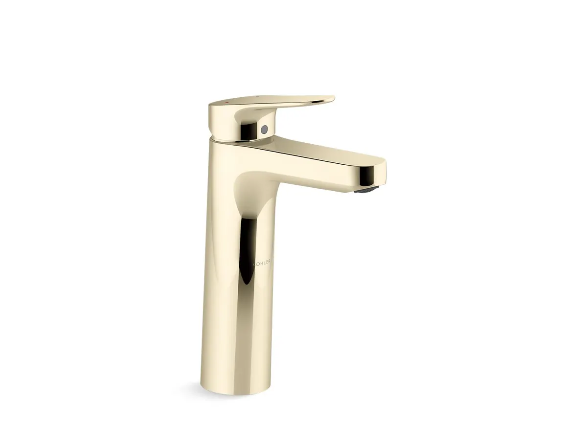 Kohler Accliv Tall Boy Deck Mount Basin Mixer K-33063IN-4ND-AF 33063IN-4ND-AF French Gold - image 1