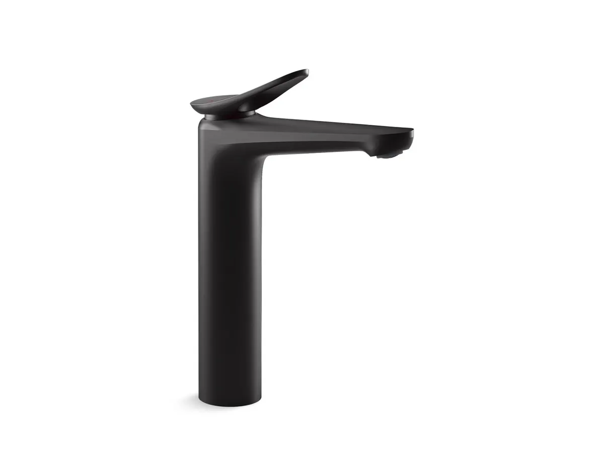 Kohler Fluence Tall Boy Deck Mount Basin Mixer K-38887IN-4ND-BL 38887IN-4ND-BL Matte Black - image 1