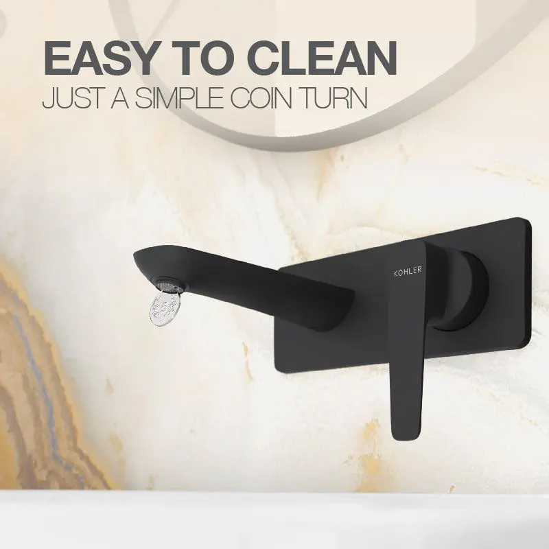 Kohler Aleo Plus Wall Mount Basin Mixer K-5684IN-4ND-BL 5684IN-4ND-BL Matte Black - image 6