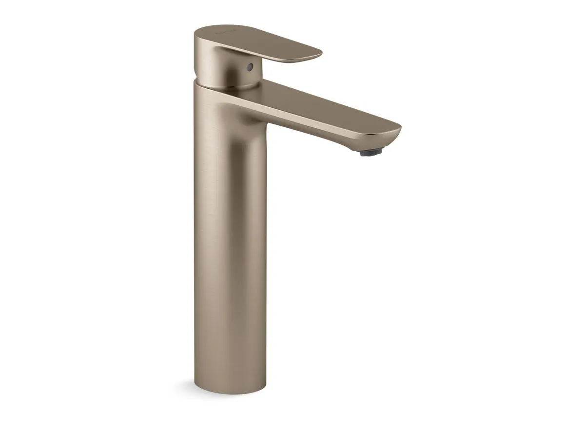 Kohler Aleo Tall Boy Deck Mount Basin Mixer K-72298IN-4ND-BV 72298IN-4ND-BV Brushed Bronze - image 1