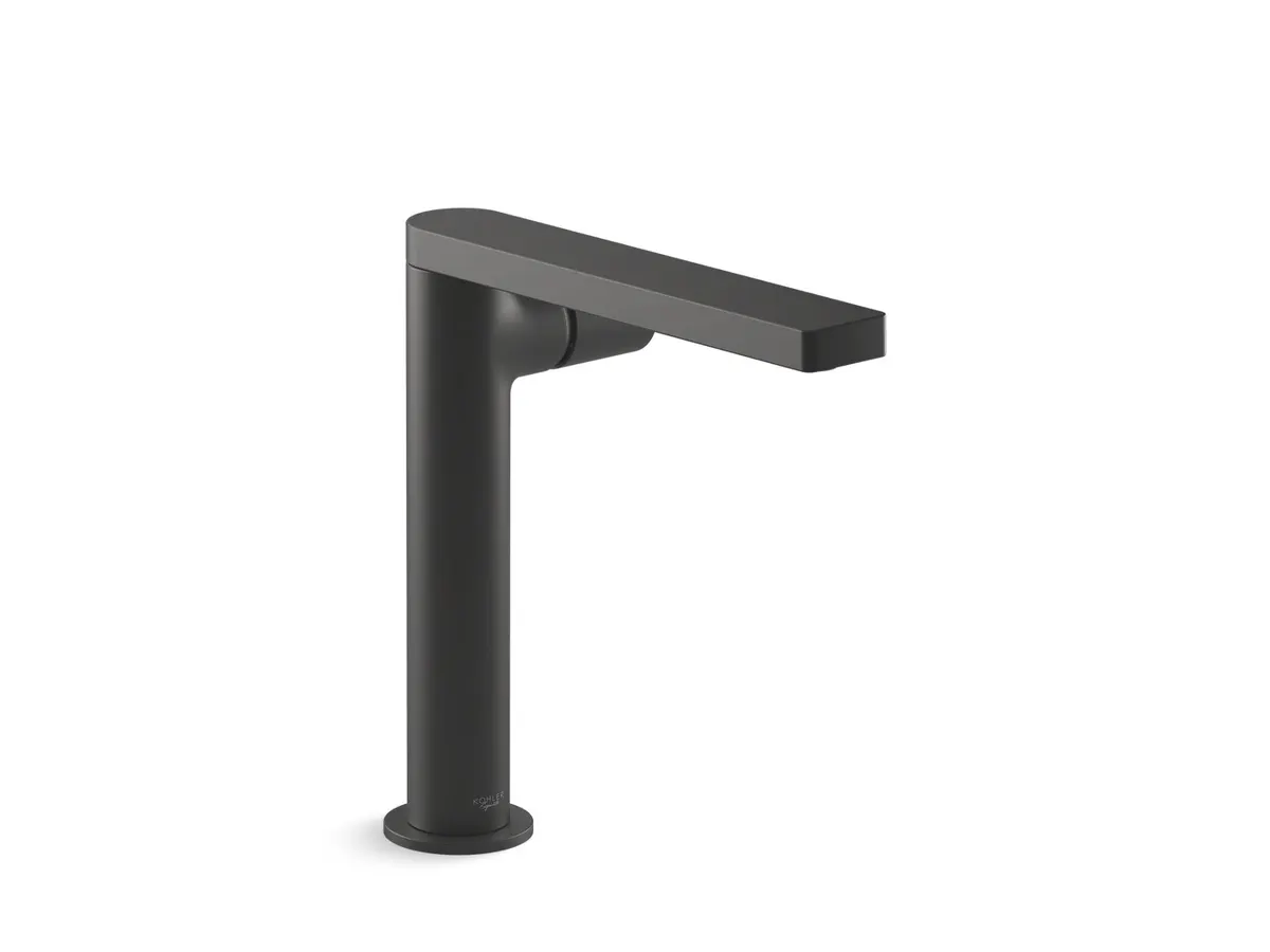 Kohler Composed Tall Boy Deck Mount Basin Mixer K-73159T-B7-BL 73159T-B7-BL Matte Black - image 1