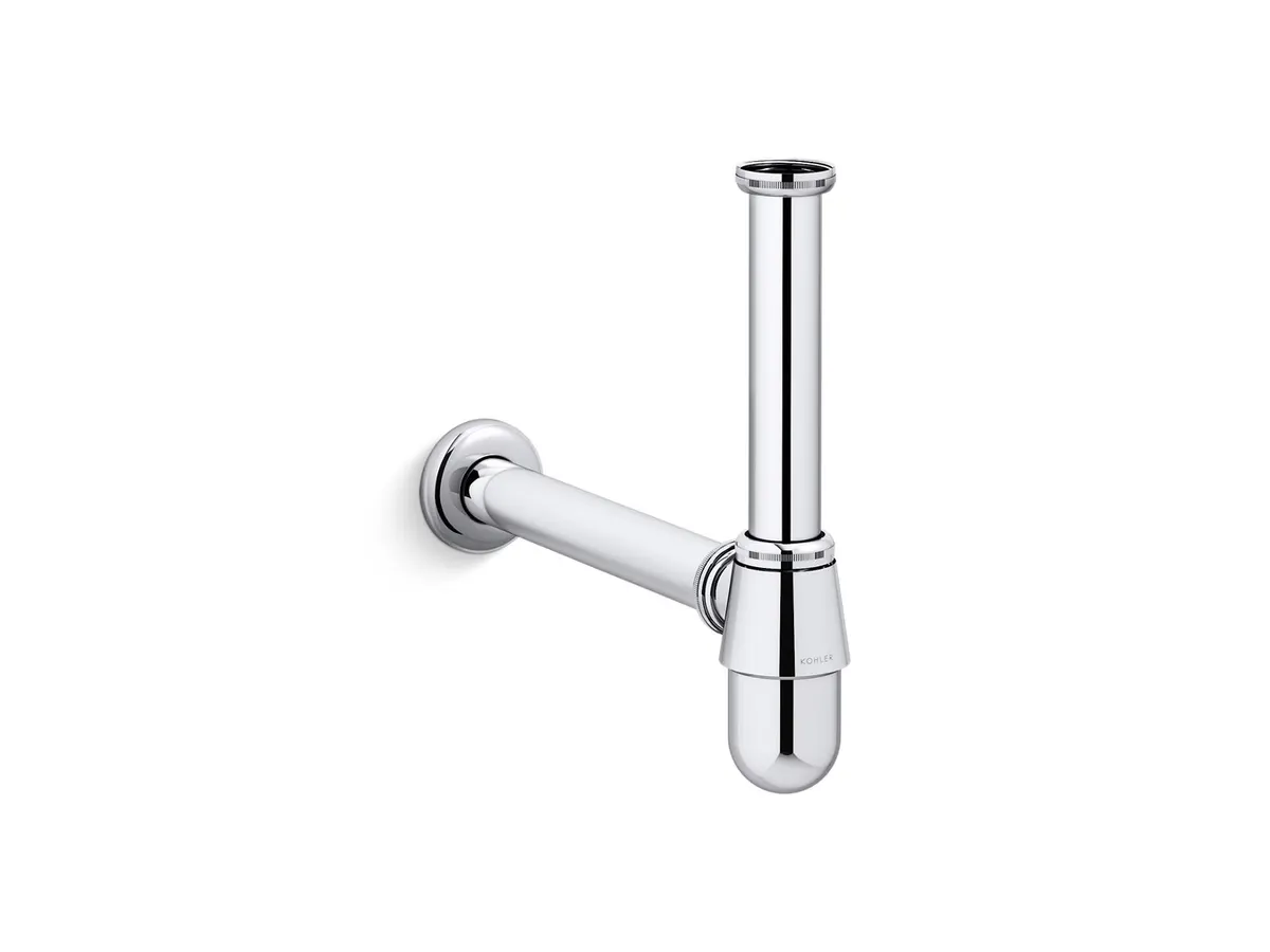 Kohler Complementary Bottle Trap, 12 in, K-7314IN-CP 7314IN-CP Chrome - image 1