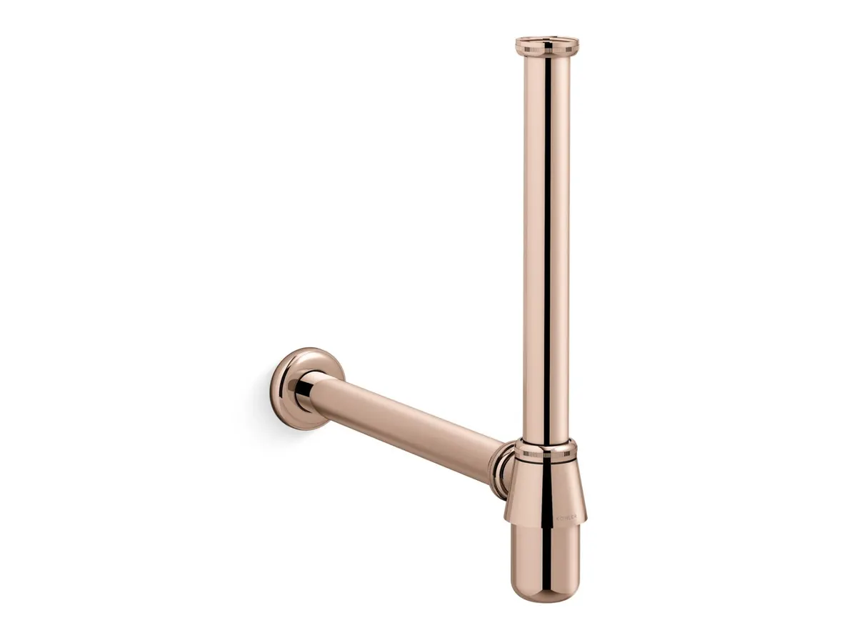 Kohler Complementary Bottle Trap, 14 in, K-75823IN-RGD 75823IN-RGD Rose Gold - image 1