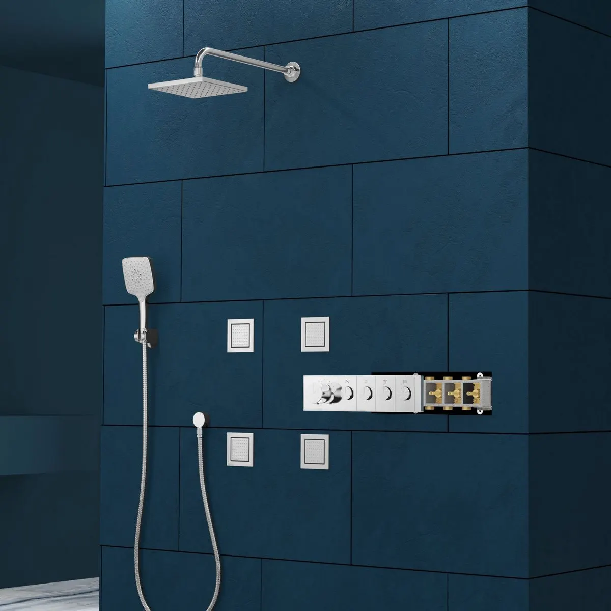 Kohler Anthem 4 Way Thermostatic Concealed Diverter Valve 26342IN-NA 26342IN-NA Chrome - image 2
