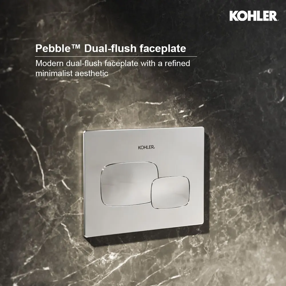 Kohler Pebble Flush Plate K-5413IN-M-CP 5413IN-M-CP Chrome - image 6