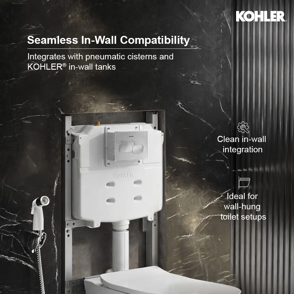 Kohler Pebble Flush Plate K-5413IN-P-CP 5413IN-P-CP Chrome - image 5
