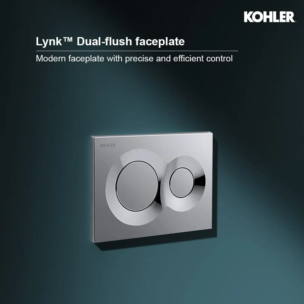 Kohler Lynk Flush Plate K-75890IN-M-CP 75890IN-M-CP Chrome - image 3