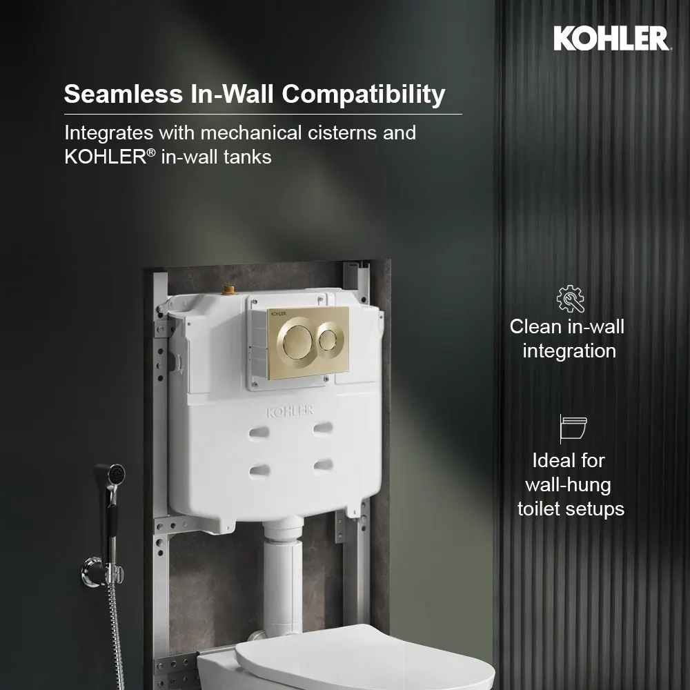 Kohler Lynk Flush Plate K-75890IN-P-AF 75890IN-P-AF French Gold - image 3