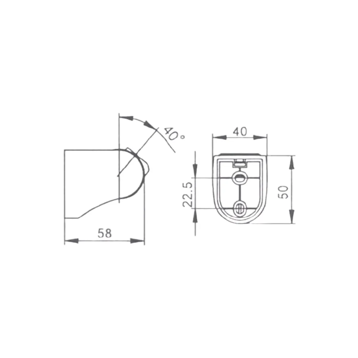 Kohler shower fitting wall bracket 9040T-RGD 9040T-RGD Rose Gold - image 2