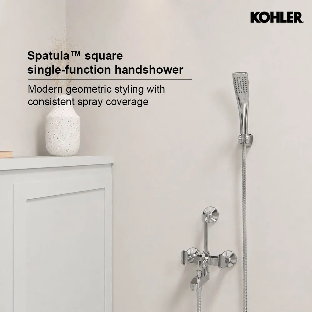 Kohler Spatula Hand Shower, Single Flow 98444IN-CP 98444IN-CP Chrome - image 4