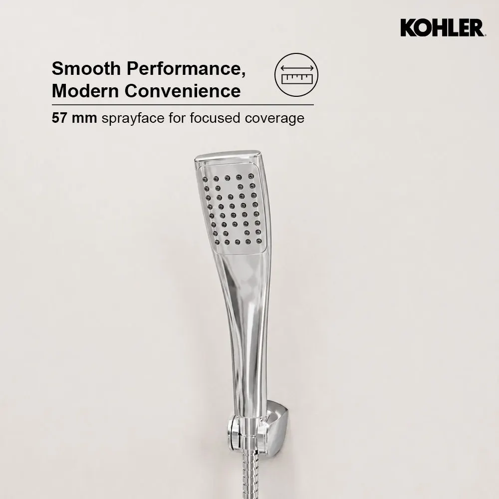 Kohler Spatula Hand Shower, Single Flow 98444IN-CP 98444IN-CP Chrome - image 3