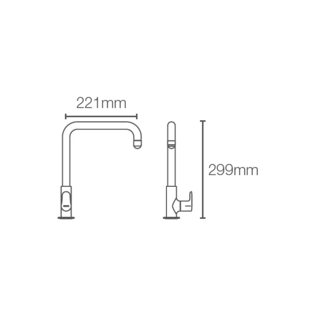 Kohler table mounted regular kitchen sink tap july K-20585IN-4-CP with swinging spout in chrome finish 20585IN-4-CP Standard - image 2