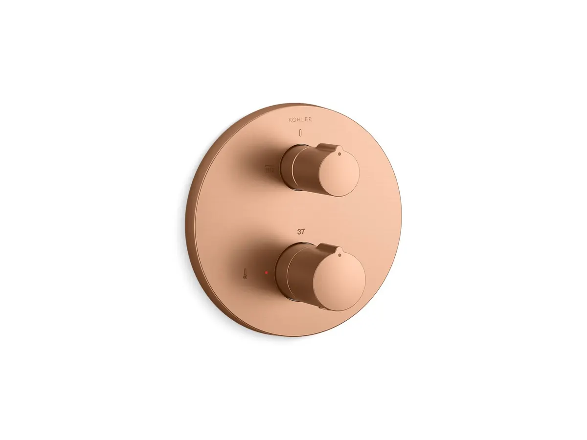 Kohler Autosense 2 Way Thermostatic Diverter 20741IN-9FP-BRD 20741IN-9FP-BRD Brushed Rose Gold - image 1