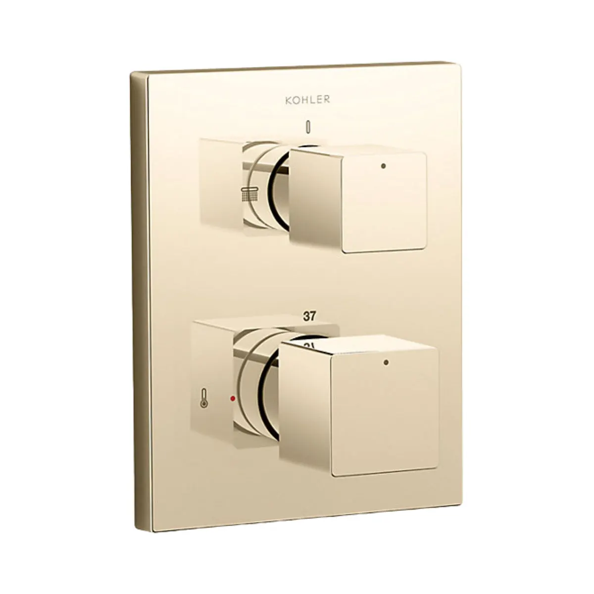 Kohler 2 way thermostatic diverter autosense 20742IN-9FP-AF 20742IN-9FP-AF French Gold - image 1