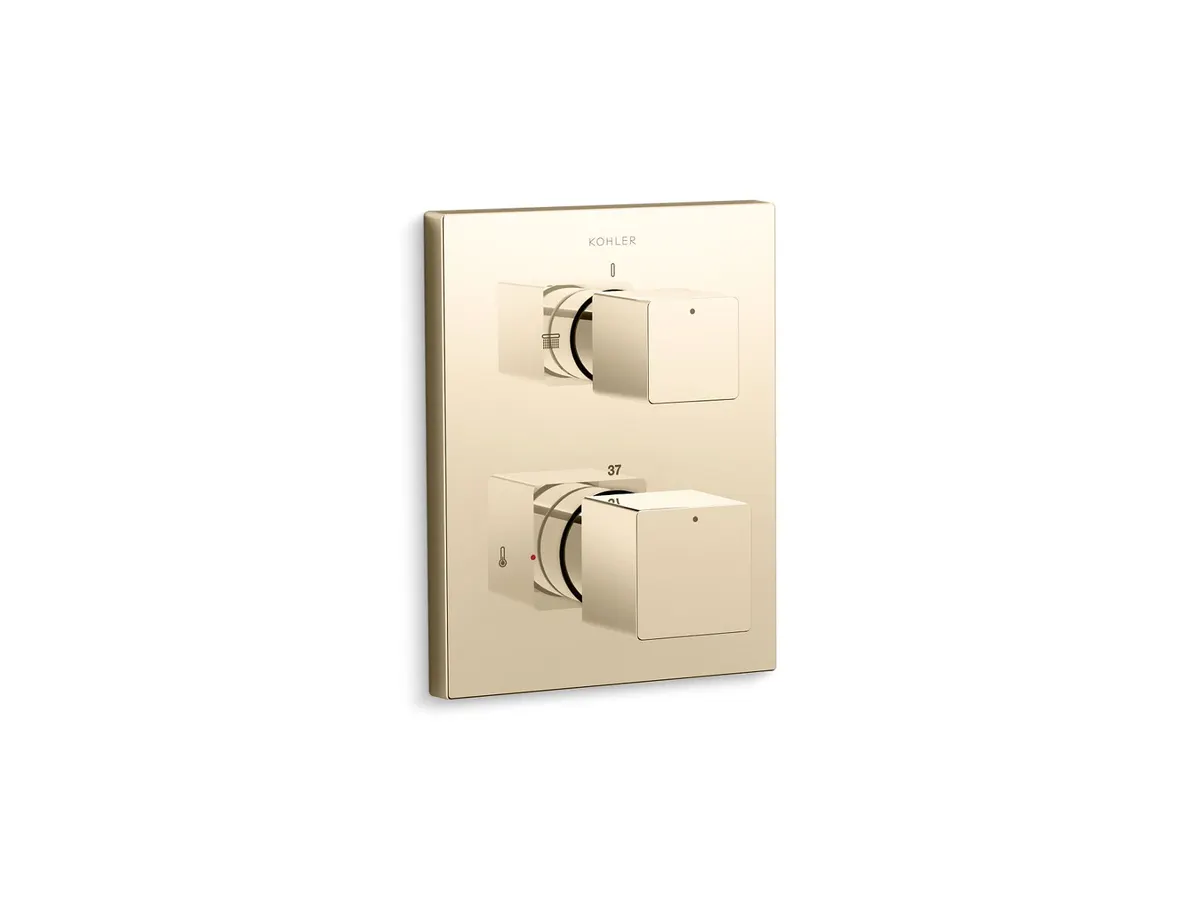 Kohler Autosense 2 Way Thermostatic Diverter 20742IN-9FP-AF 20742IN-9FP-AF French Gold - image 1