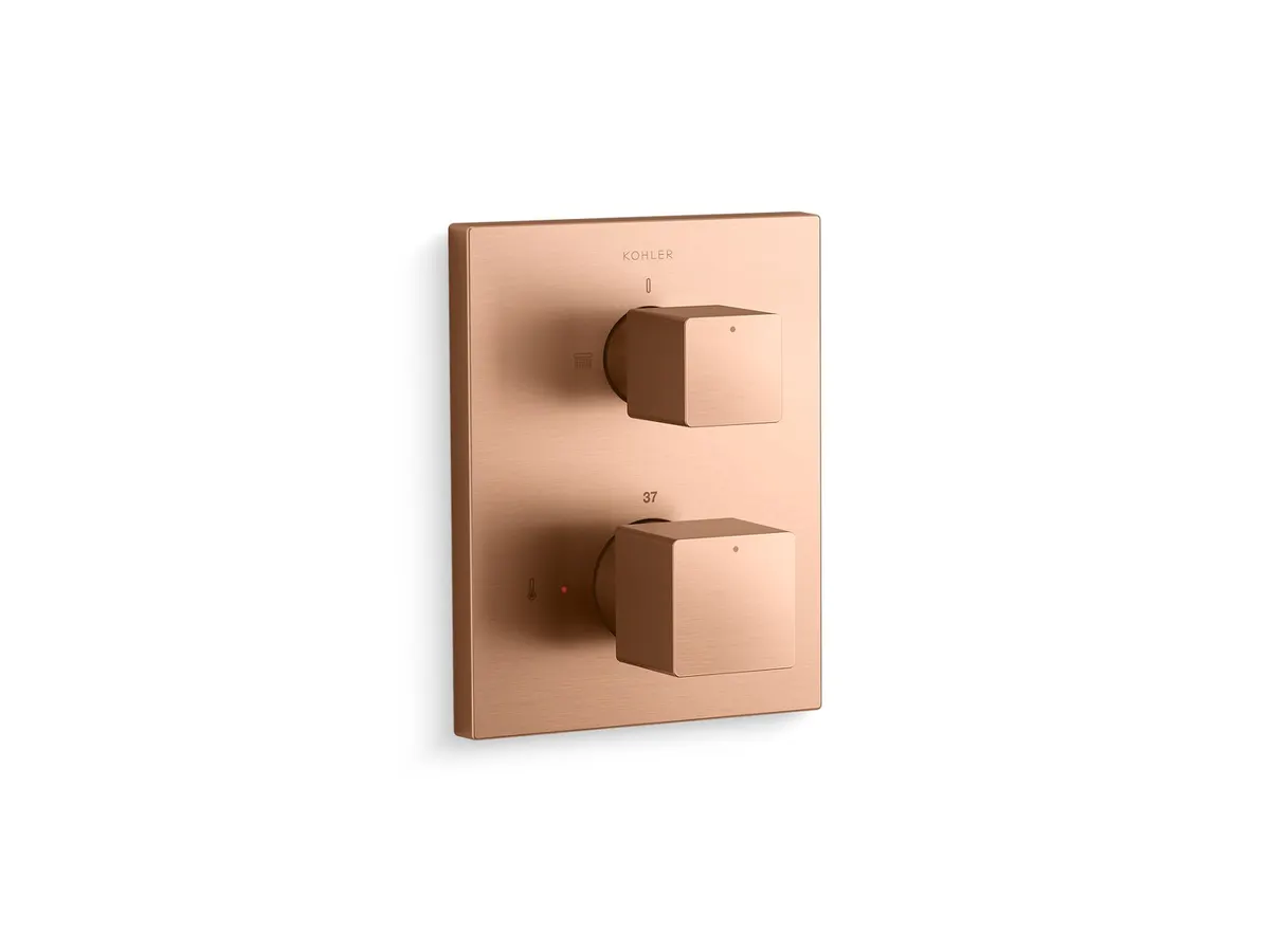 Kohler Autosense 2 Way Thermostatic Diverter 20742IN-9FP-BRD 20742IN-9FP-BRD Brushed Rose Gold - image 1