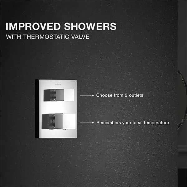 Kohler Autosense 2 Way Thermostatic Diverter 20742IN-9FP-CP 20742IN-9FP-CP Chrome - image 4